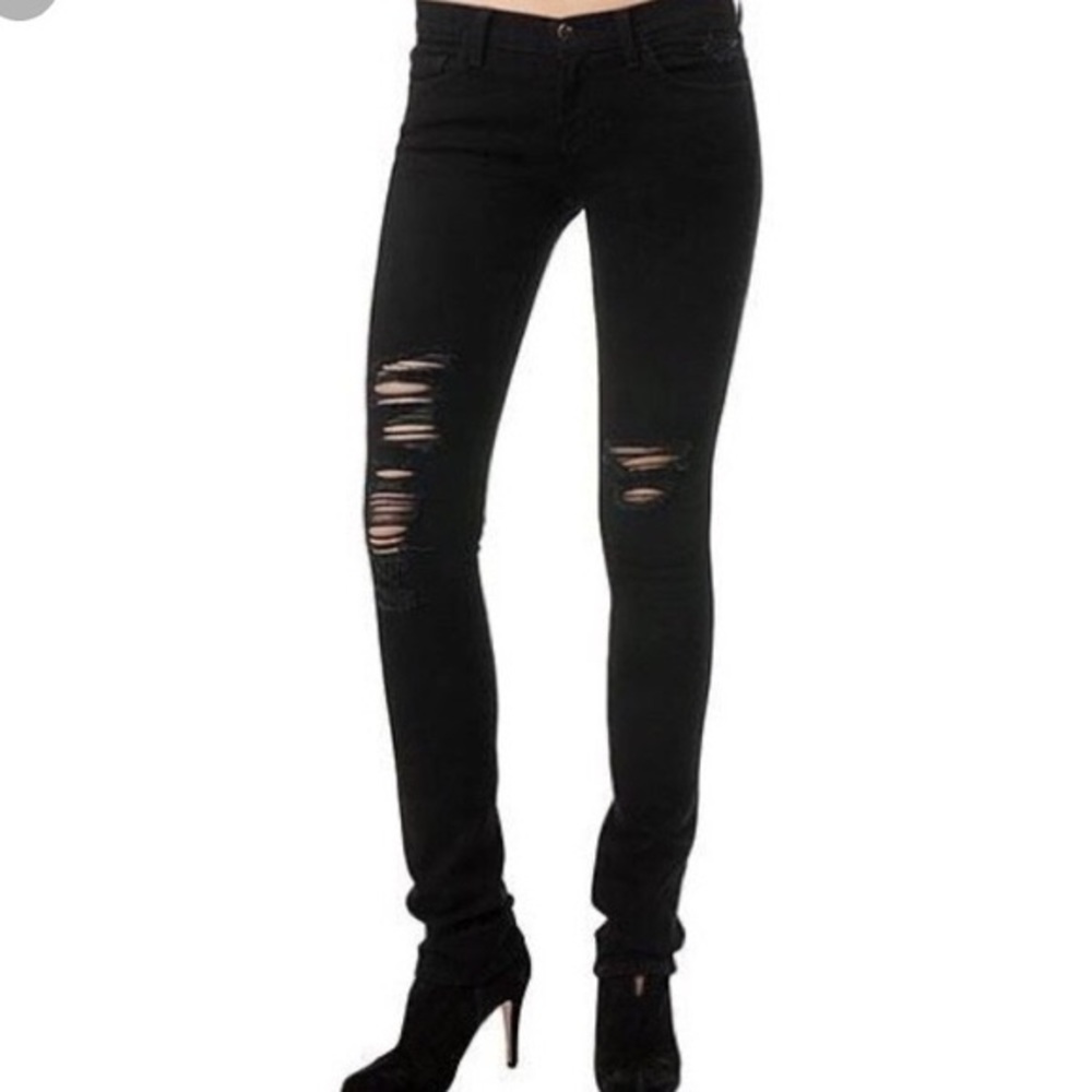 J Brand Torn Jett Jeans